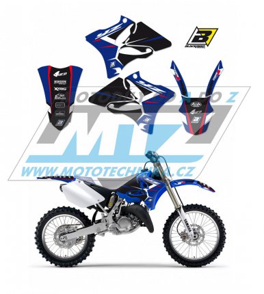 Polepy na motocykl (sada polep Dream) Yamaha YZ125+YZ250 / 02-14 - typ polep Dream4