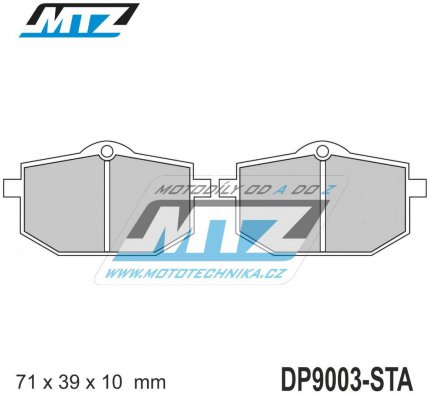 Destiky brzdov DP9003-STA - sms Standard