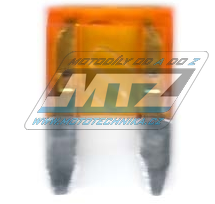 Pojistka noov - 5A 12V (barva oranov) - provedn MINI