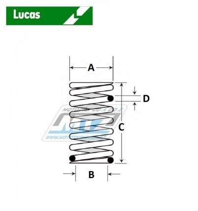 Pruiny spojkov (sada) Lucas MEF314-5 - Honda CRF250R / 10-13